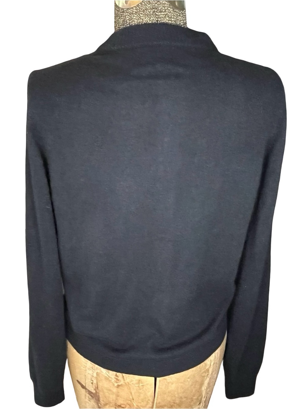 Tuckernuck Quinn Black Cashmere Cardigan Sweater Small 100% Cashmere - Picture 7 of 16